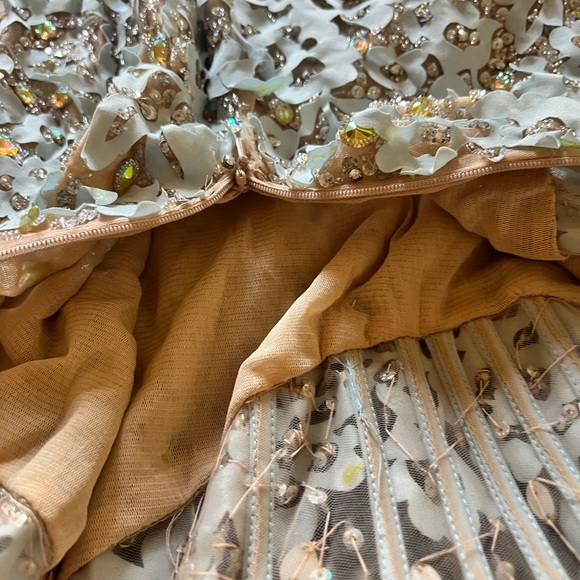 RARE RHINESTONE CORSET EVENING GOWN PROM DRESS offers welcome🩷 - Picture 7 of 16